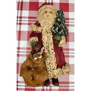 Vintage June McKenna Santa Claus Ornament